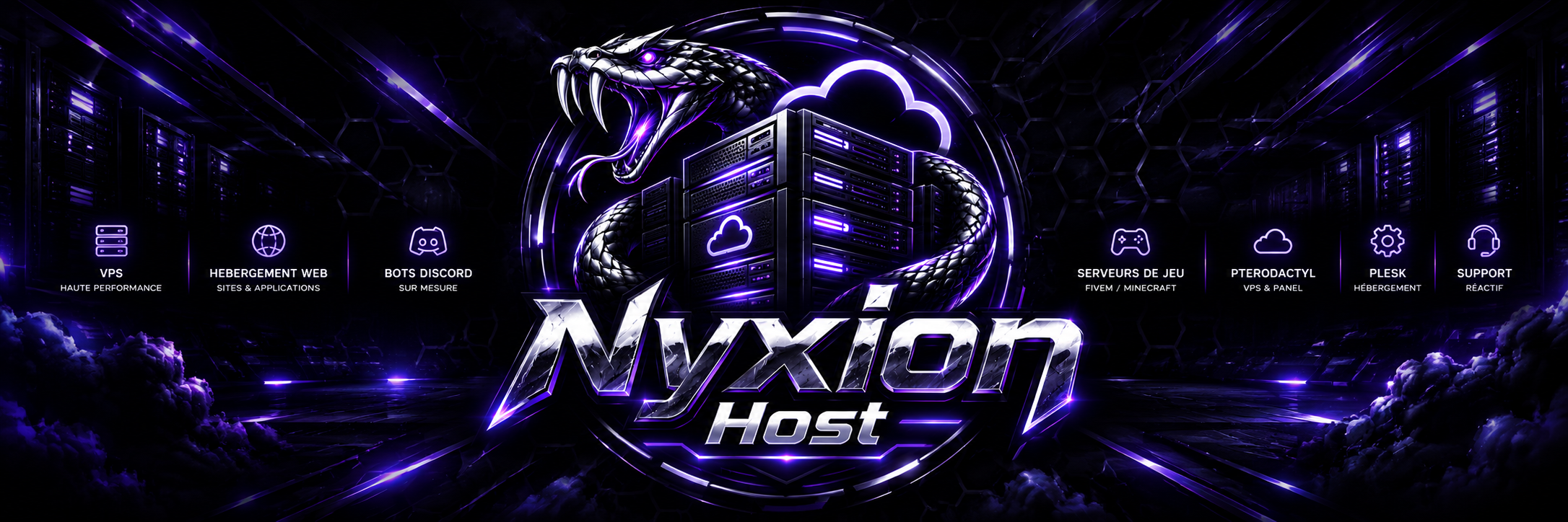 Nyxion Host Bannière